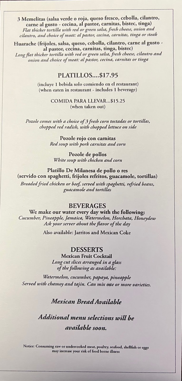 La Cocina de la Abuela | restaurant | 127 S 3rd St, Coopersburg, PA 18036, USA | 6102142225 OR +1 610-214-2225