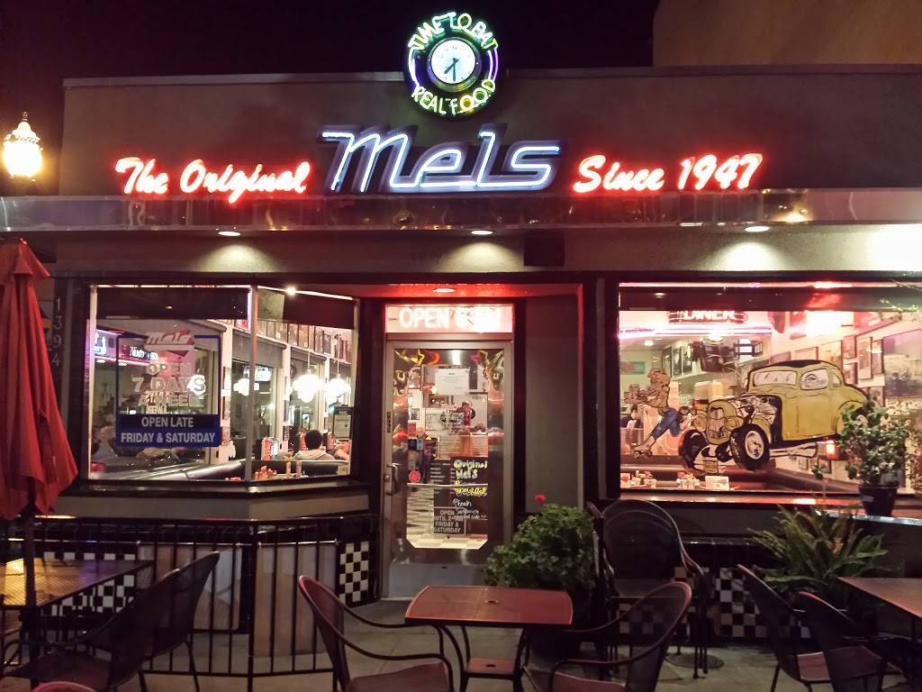 The Original Mels Diner | restaurant | 1394 N Main St, Walnut Creek, CA 94596, USA | 9259356457 OR +1 925-935-6457