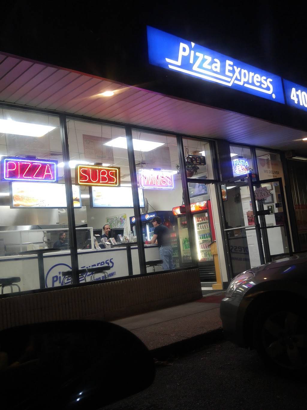 Pizza Express | restaurant | 13 Aquahart Rd, Glen Burnie, MD 21061, USA | 4107663800 OR +1 410-766-3800