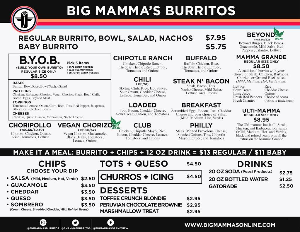 Big Mammas Burritos | restaurant | 6604 Detroit Ave, Cleveland, OH 44102, USA | 2163080993 OR +1 216-308-0993