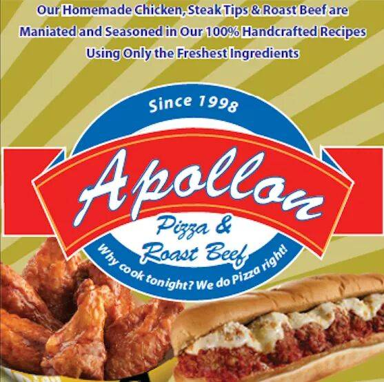 Apollon Roast Beef & Pizza | restaurant | 1 North Ave, Attleboro, MA 02703, USA | 5082264483 OR +1 508-226-4483