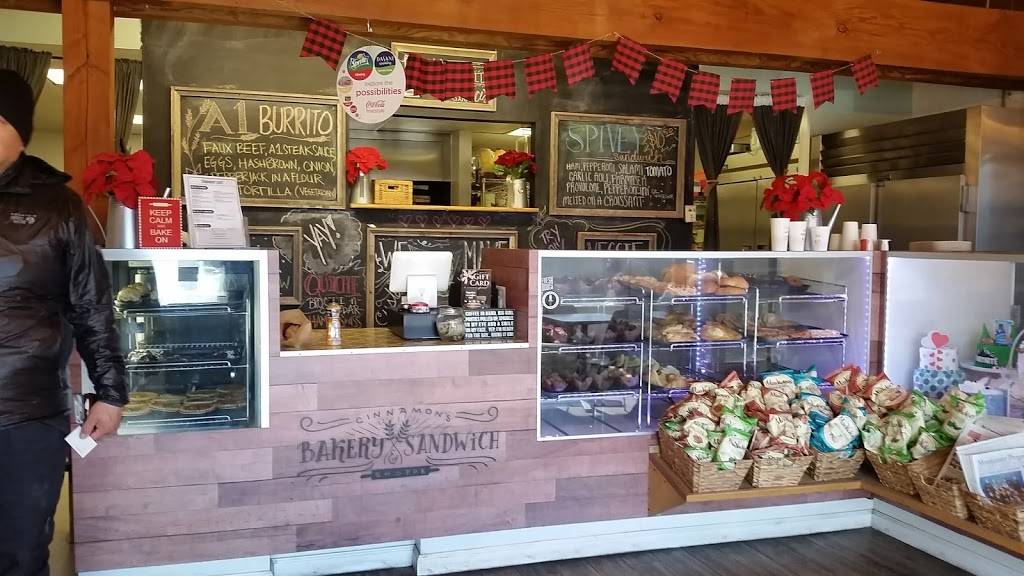 Cinnamons Bakery & Sandwich Shoppe | bakery | 1350 CA-2 #2, Wrightwood, CA 92397, USA | 7602495588 OR +1 760-249-5588