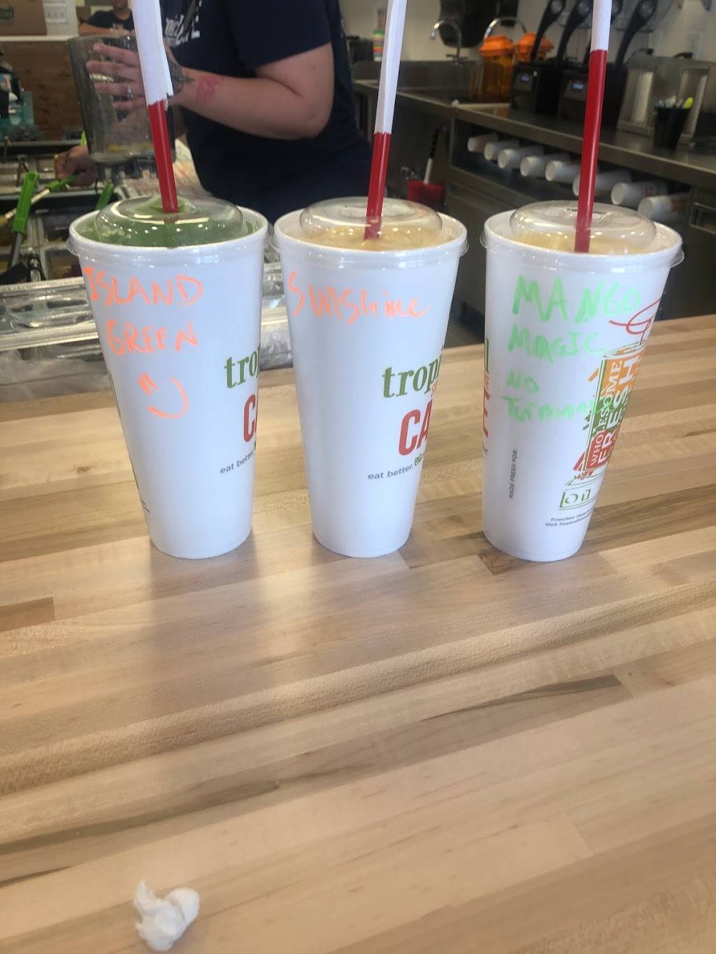 Tropical Smoothie Cafe | restaurant | 5921 Farm to Market 2920 Suite C, Spring, TX 77388, USA | 7133895886 OR +1 713-389-5886