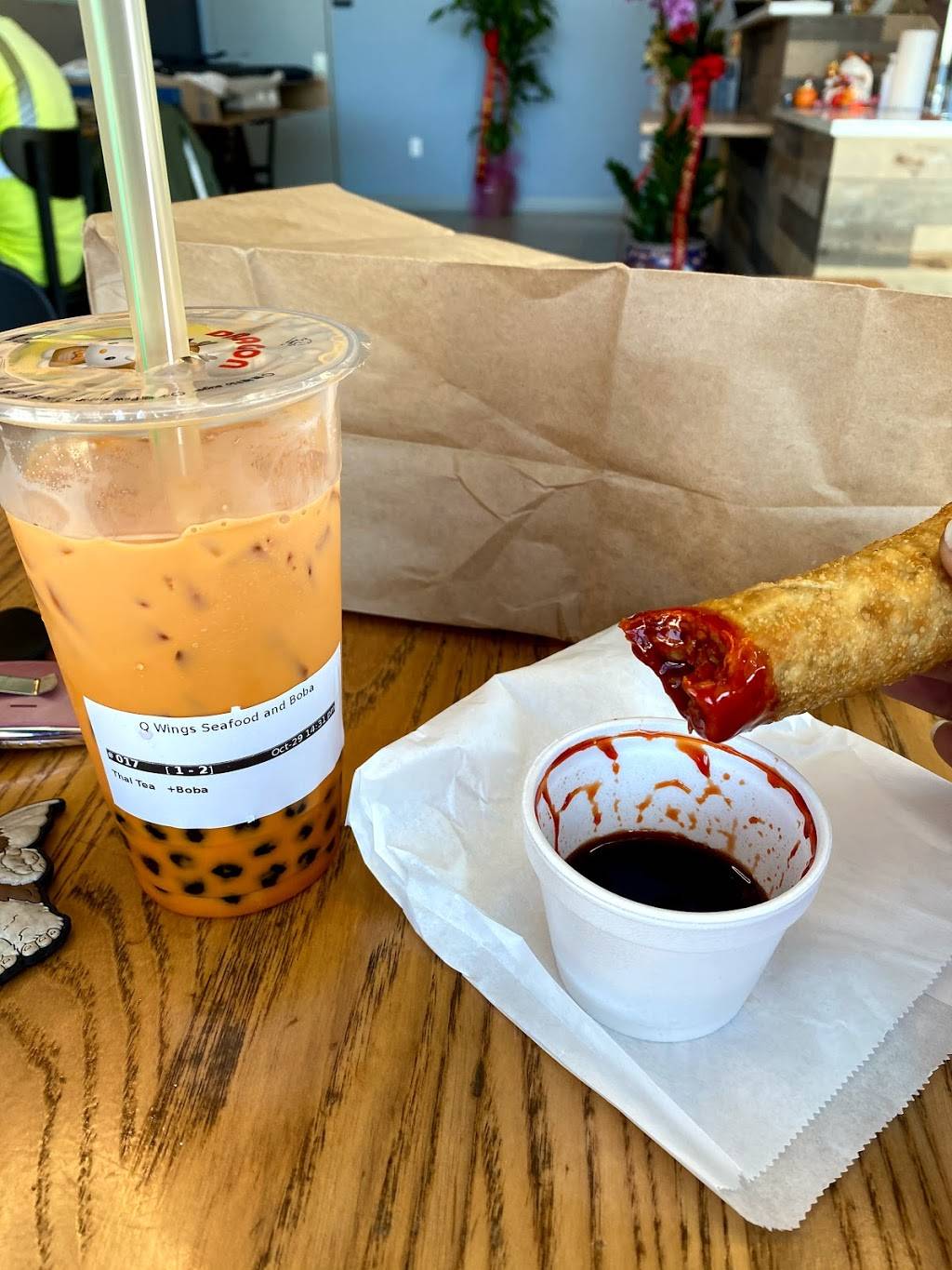 Q Wings, Seafood, & Boba | restaurant | 6715 Bissonnet St #500, Houston, TX 77074, USA | 3462265863 OR +1 346-226-5863