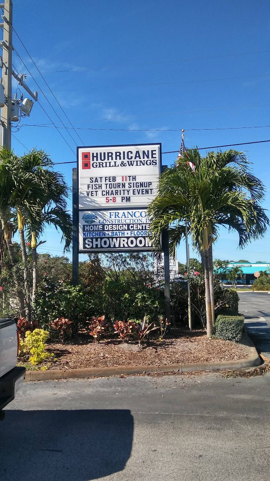 Hurricane Grill & Wings | meal takeaway | 995 NE Jensen Beach Blvd, Jensen Beach, FL 34957, USA | 7723340001 OR +1 772-334-0001
