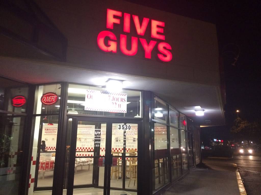 Five Guys | meal takeaway | 3530 Boulevard des Sources, Dollard-des-Ormeaux, QC H9B 1Z9, Canada | 5146834545 OR +1 514-683-4545
