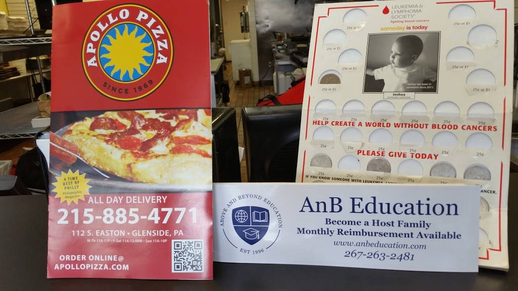 Apollos Pizza | restaurant | 112 S Easton Rd, Glenside, PA 19038, USA | 2158854771 OR +1 215-885-4771