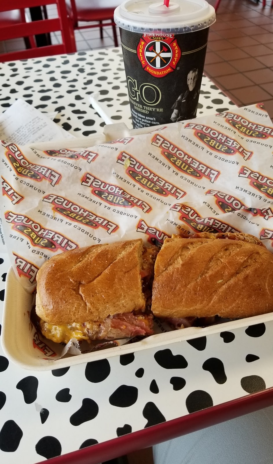 Firehouse Subs New Warrington | restaurant | 120 S New Warrington Rd, Pensacola, FL 32507, USA | 8504572765 OR +1 850-457-2765