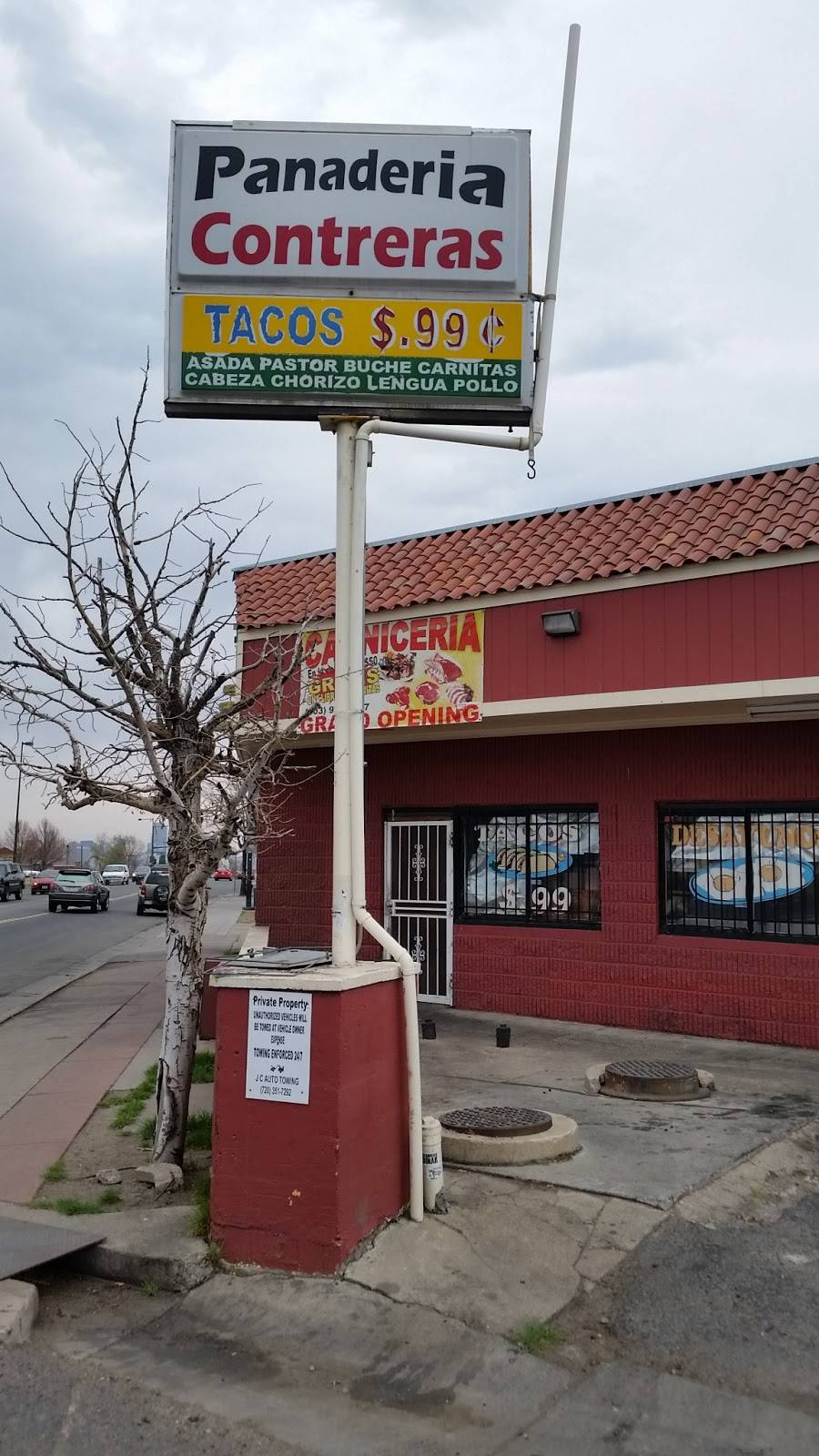 Panaderia Contreras Bakery and Taco Bar | bakery | 3570 Morrison Rd, Denver, CO 80219, USA | 3039223667 OR +1 303-922-3667