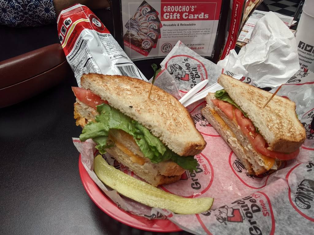 Grouchos Deli | restaurant | 10 Horne St, Raleigh, NC 27607, USA | 9199777747 OR +1 919-977-7747