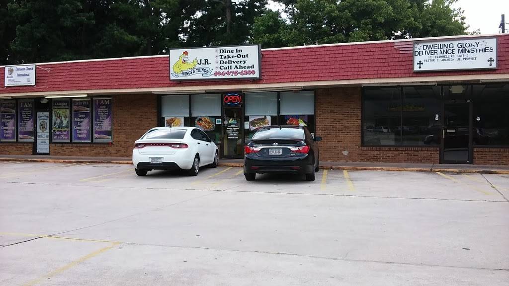 J R Wings & Things | restaurant | 5731 Trammell Rd, Lake City, GA 30260, USA | 4046754200 OR +1 404-675-4200