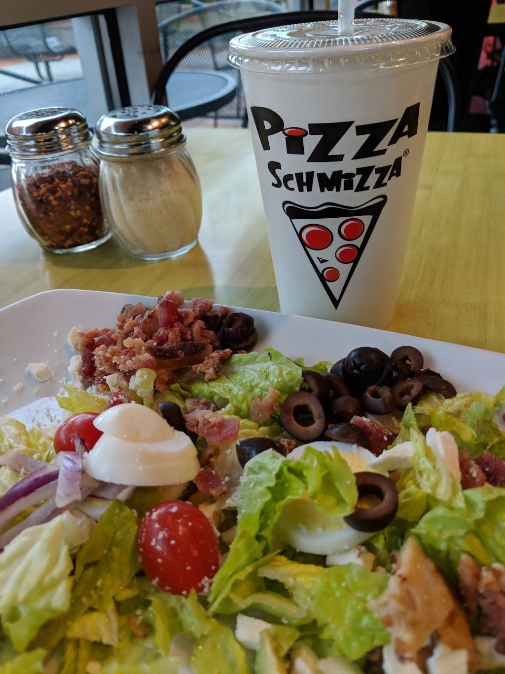 Pizza Schmizza | restaurant | Argyle Square Shopping Center, 8695 SW Jack Burns Blvd J, Wilsonville, OR 97070, USA | 5035828210 OR +1 503-582-8210
