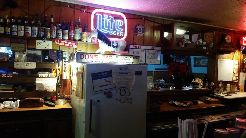 Dons Tap | restaurant | 1649 W Factory Ave, Marion, IN 46952, USA | 7656621591 OR +1 765-662-1591