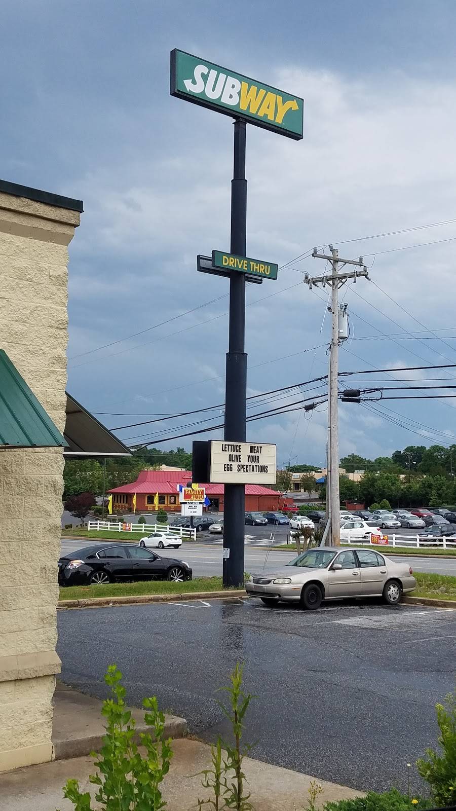 Subway | restaurant | 1781 Asheville Hwy, Spartanburg, SC 29303, USA | 8645863231 OR +1 864-586-3231
