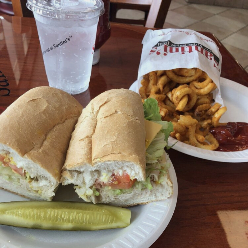 Santinis New York Style Deli - Ashburn | meal delivery | 44640 Waxpool Rd suite #125, Ashburn, VA 20147, USA | 7032144444 OR +1 703-214-4444