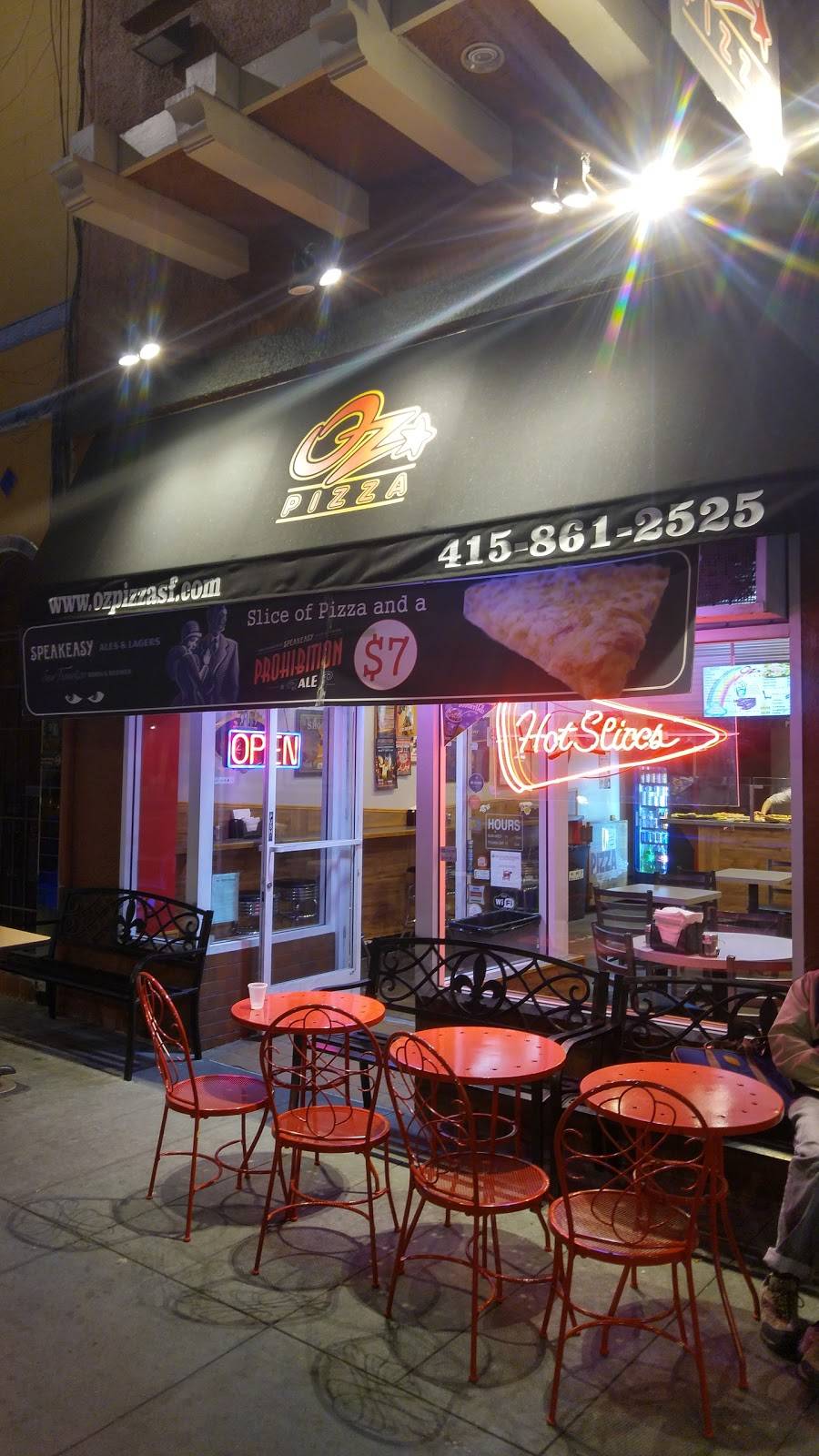 Oz Pizza | restaurant | 2512, 508 Castro St, San Francisco, CA 94114, USA | 4158612525 OR +1 415-861-2525