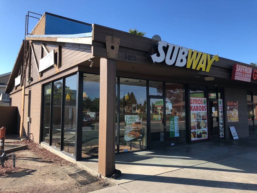 Subway Restaurants | restaurant | 5970 Mowry Ave N, Newark, CA 94560, USA | 5107973831 OR +1 510-797-3831