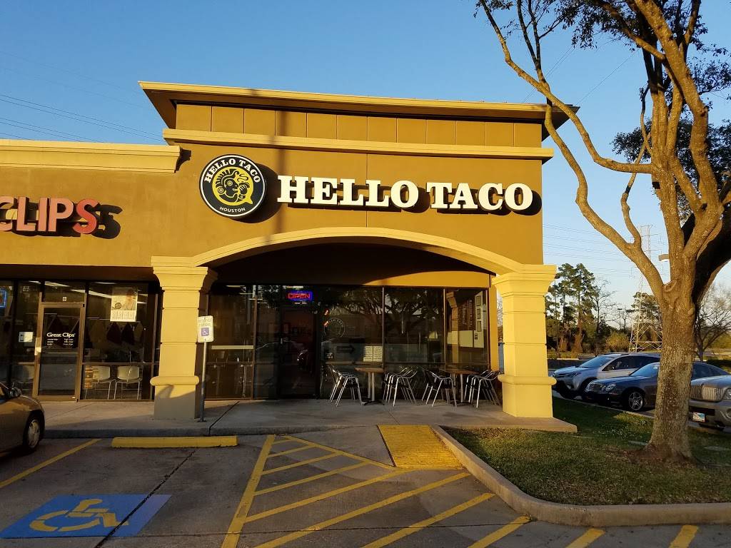 Hello Taco | restaurant | 25114 Grogans Mill Rd A, Spring, TX 77380, USA | 8328194639 OR +1 832-819-4639