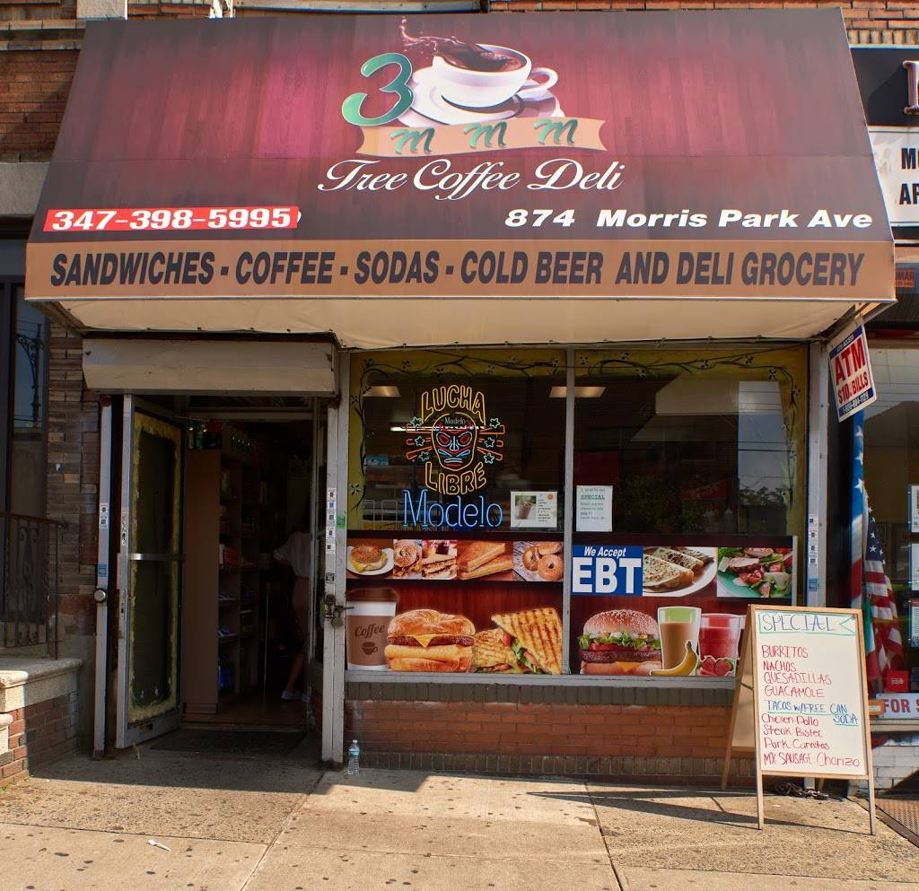 3 Mmm Tree Coffee Deli | restaurant | 874B Morris Park Ave, The Bronx, NY 10462, USA | 3473985995 OR +1 347-398-5995