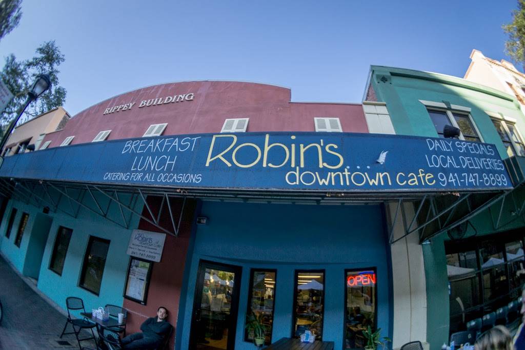 Robins Downtown Cafe | cafe | 428 12th St W, Bradenton, FL 34205, USA | 9417478899 OR +1 941-747-8899