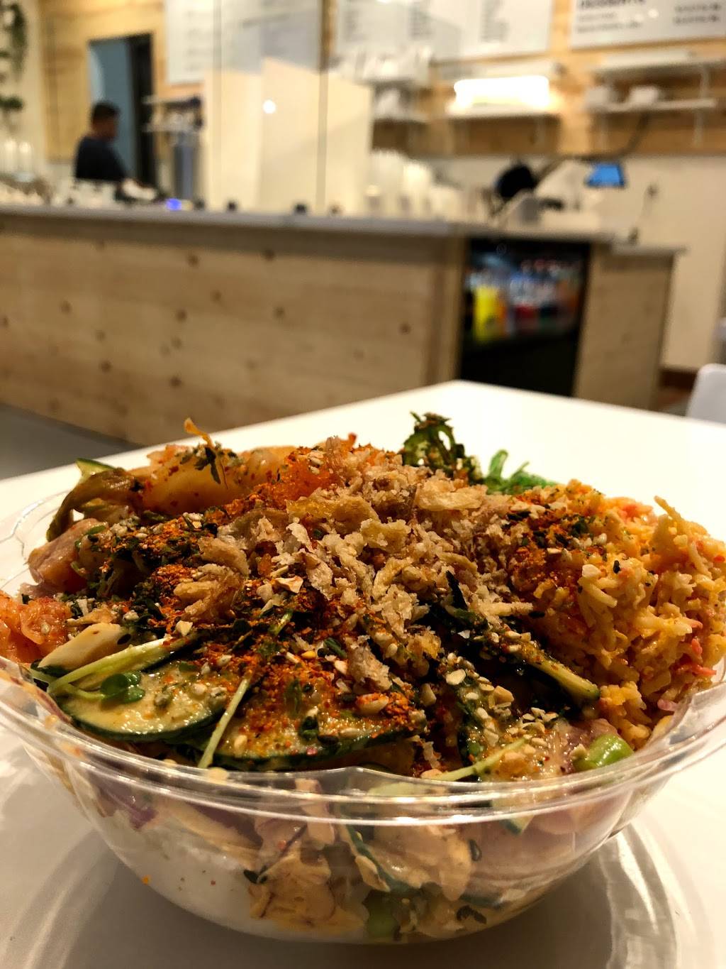 Pokeholics | restaurant | 19929 Stevens Creek Blvd, Cupertino, CA 95014, USA | 6505563876 OR +1 650-556-3876