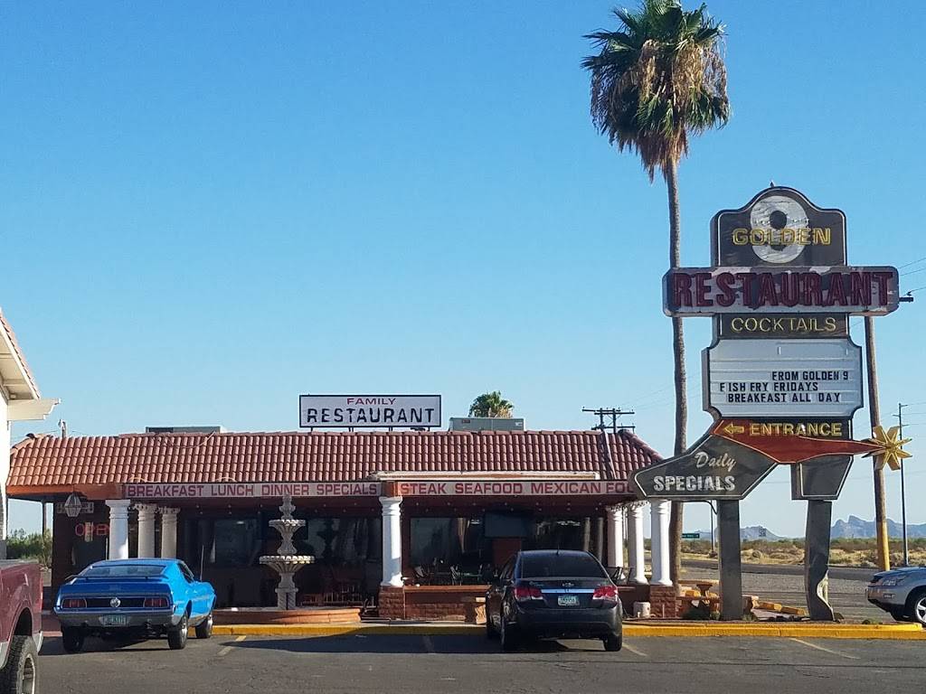 Golden 9 Restaurant | restaurant | 4965 N Sunland Gin Rd, Casa Grande, AZ 85193, USA | 5208360682 OR +1 520-836-0682