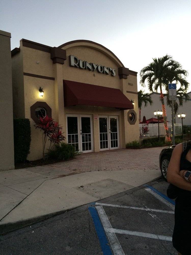 Runyons | meal delivery | 9810 W Sample Rd, Coral Springs, FL 33065, USA | 9547522333 OR +1 954-752-2333