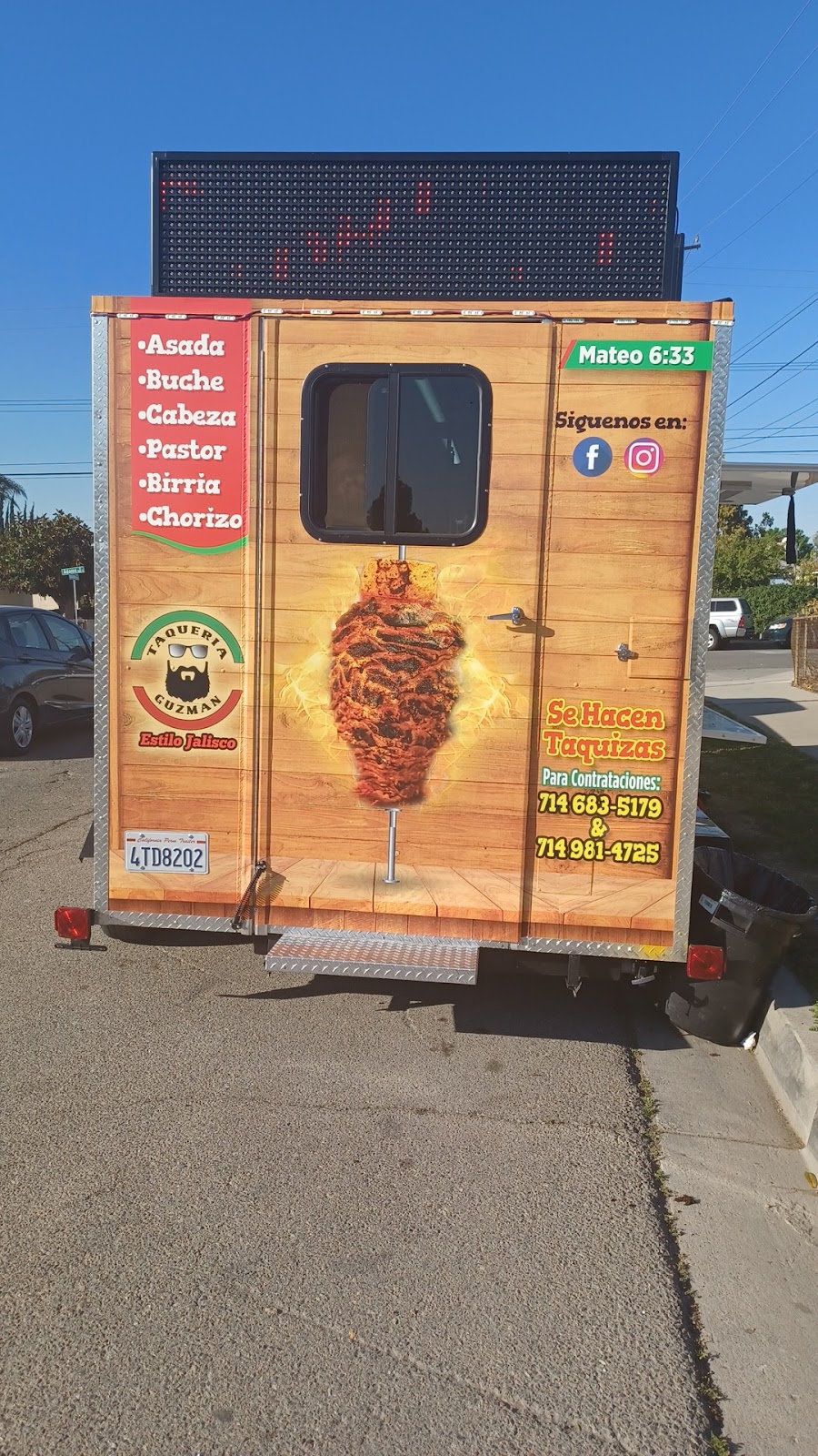 El Taquero Guzman síguenos en Facebook! | restaurant | 2551 S Halladay St, Santa Ana, CA 92707, United States | 7143389551 OR +1 714-338-9551