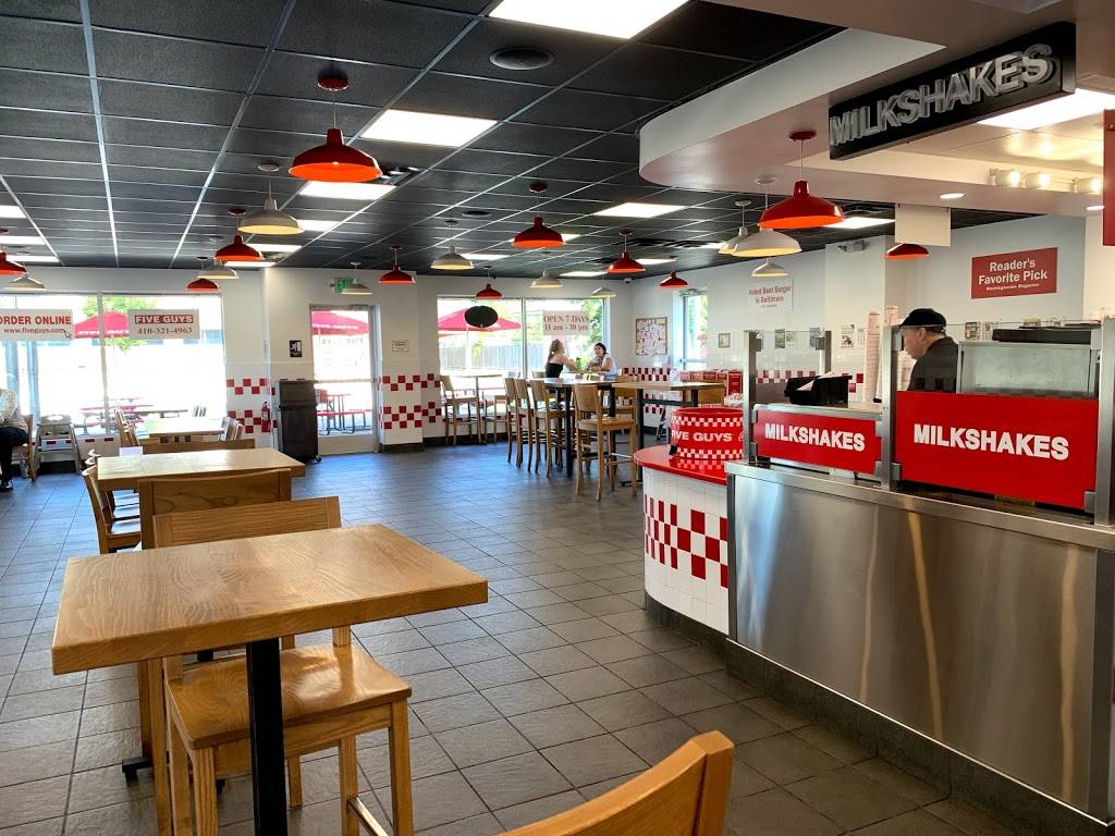 Five Guys | meal takeaway | 936 York Rd, Towson, MD 21204, USA | 4103214963 OR +1 410-321-4963