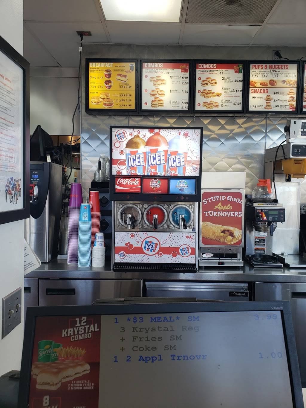 Krystal | meal takeaway | 3409 Amnicola Hwy, Chattanooga, TN 37406, USA | 4236292126 OR +1 423-629-2126