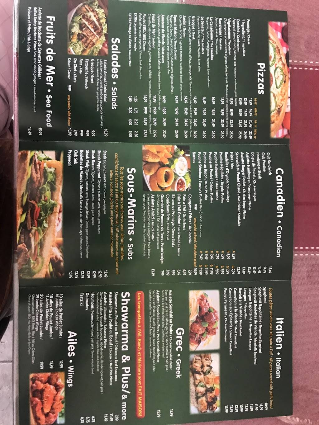 Amicci Pizza | restaurant | 2 Boulevard Louise-Campagna, Gatineau, QC J9A 2X1, Canada | 8197753355 OR +1 819-775-3355