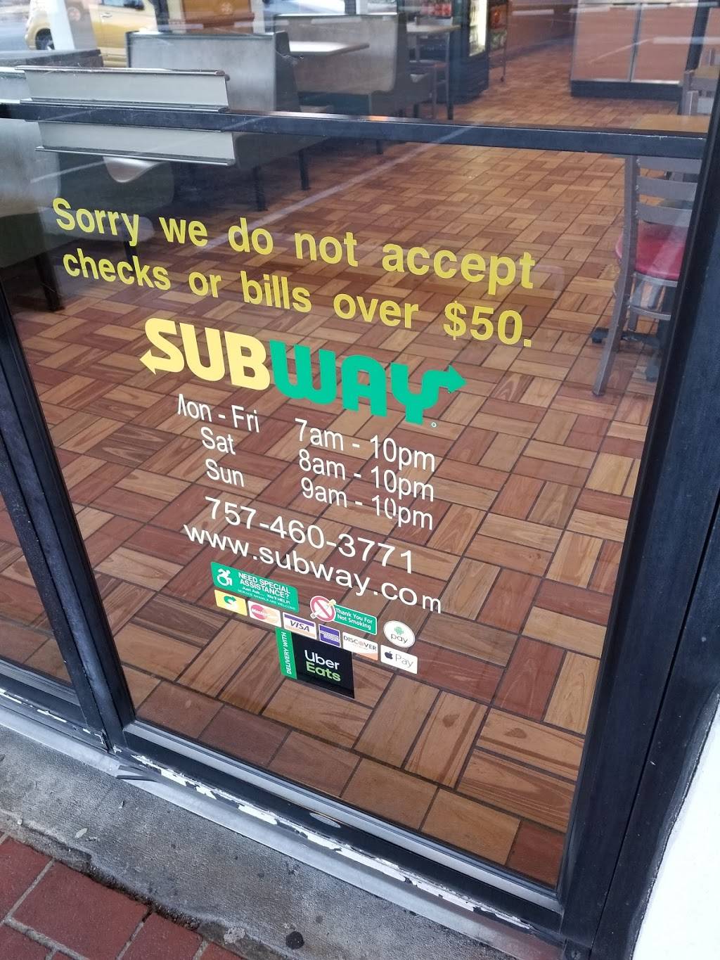 Subway | restaurant | 1115 Independence Blvd, Virginia Beach, VA 23455, USA | 7574603771 OR +1 757-460-3771