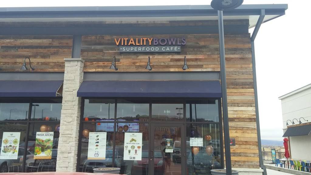 Vitality Bowls Castle Rock | restaurant | 830 New Memphis Ct B-100, Castle Rock, CO 80108, USA | 3036882695 OR +1 303-688-2695