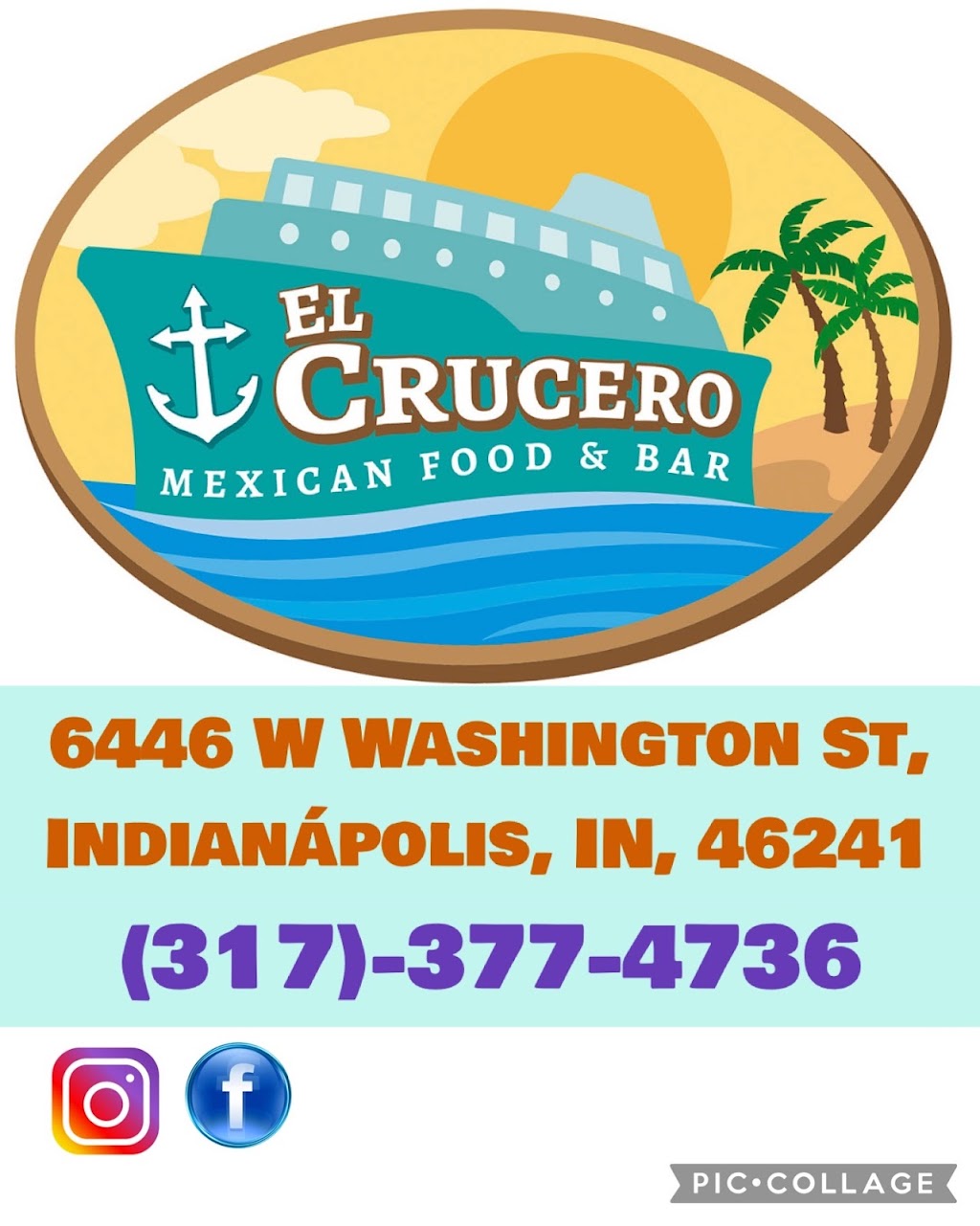 El Crucero Mexican Food & Bar | restaurant | 6446 W Washington St, Indianapolis, IN 46241, USA | 3173774736 OR +1 317-377-4736