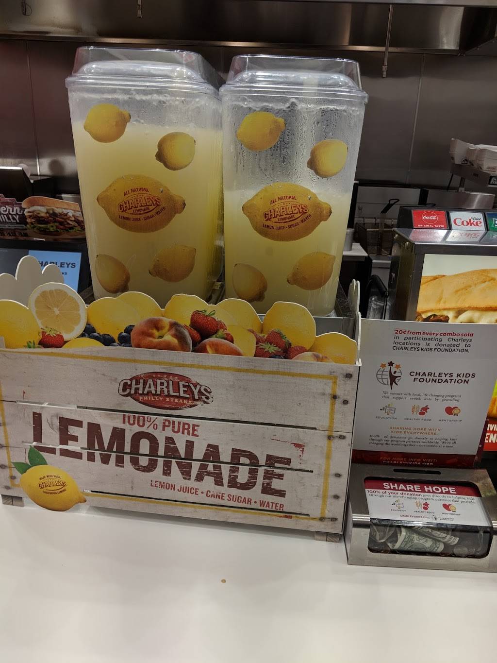 Charleys philly steaks | restaurant | 7007 Friars Rd Unit 925, San Diego, CA 92108, USA | 6192951130 OR +1 619-295-1130