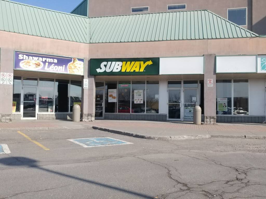 Subway | restaurant | 425 Boulevard la Vérendrye E, Gatineau, QC J8R 2W8, Canada | 8196435030 OR +1 819-643-5030
