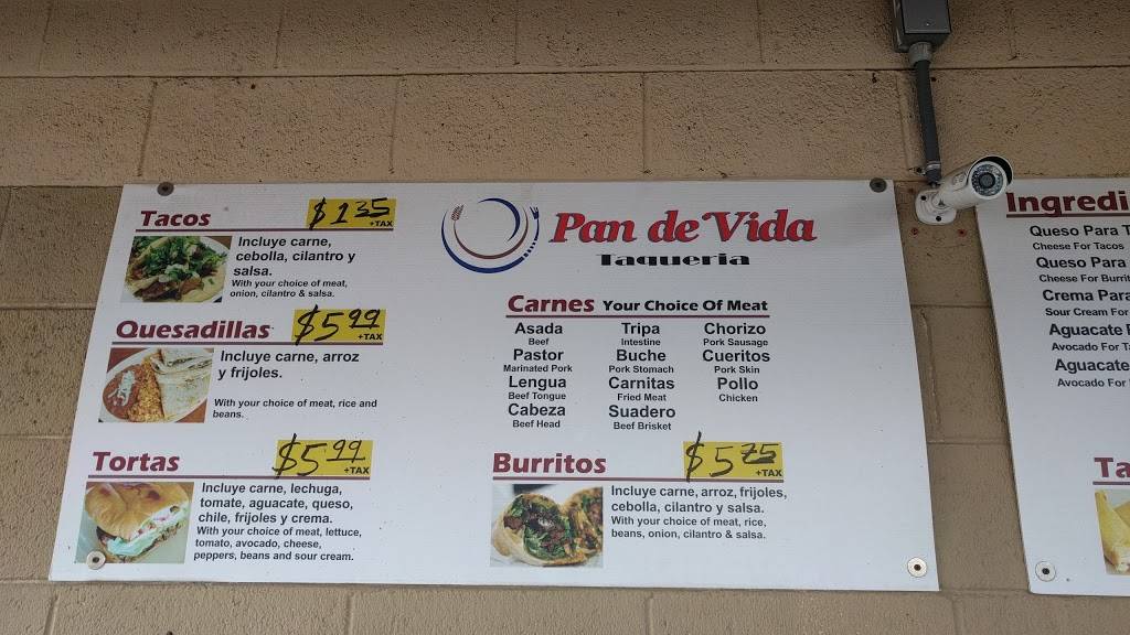 Pan De Vida Taqueria Mexicana | restaurant | 43632 10th St W, Lancaster, CA 93534, USA | 6619400744 OR +1 661-940-0744