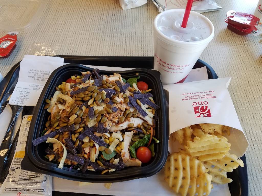 Chick-fil-A | restaurant | 12240 Montana Ave, El Paso, TX 79938, USA | 9158575950 OR +1 915-857-5950
