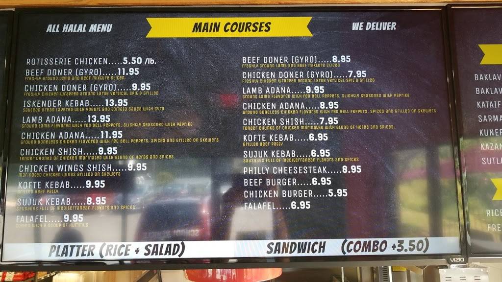 Bereket Gyro & Grill | restaurant | 3790 US-1, Monmouth Junction, NJ 08852, USA | 7329297799 OR +1 732-929-7799