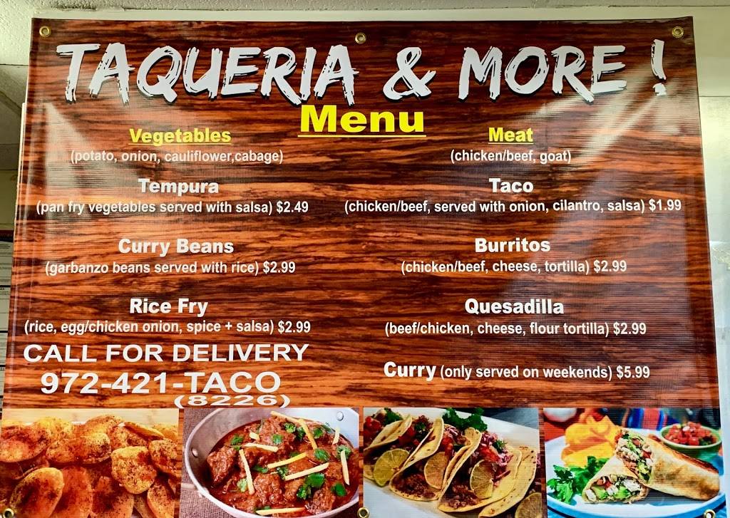 Taqueria & More | restaurant | 617 S Belt Line Rd, Irving, TX 75060, USA | 9724218226 OR +1 972-421-8226