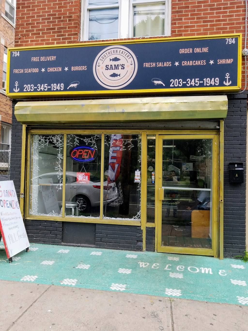 SAMS Southern Eatery | restaurant | 794 Boston Ave, Bridgeport, CT 06610, USA | 2033451949 OR +1 203-345-1949