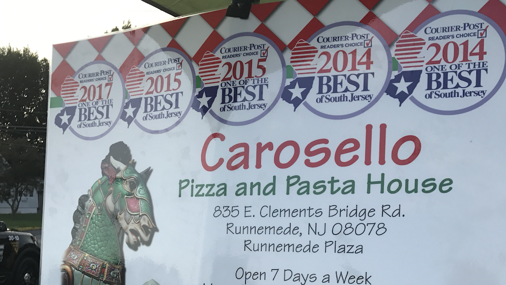 Carosellos Pizza & Pasta | meal delivery | 835 E Clements Bridge Rd, Runnemede, NJ 08078, USA | 8569395277 OR +1 856-939-5277