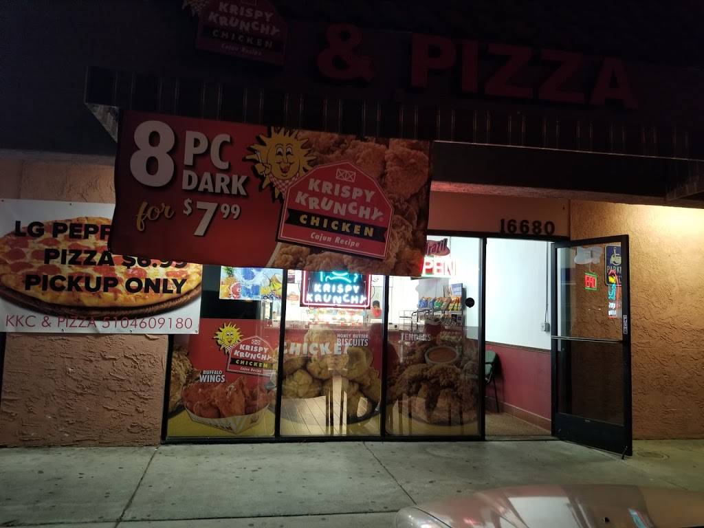 Krispy Krunchy Chicken & Pizza | meal takeaway | 16680 E 14th St, San Leandro, CA 94578, USA | 5104609180 OR +1 510-460-9180