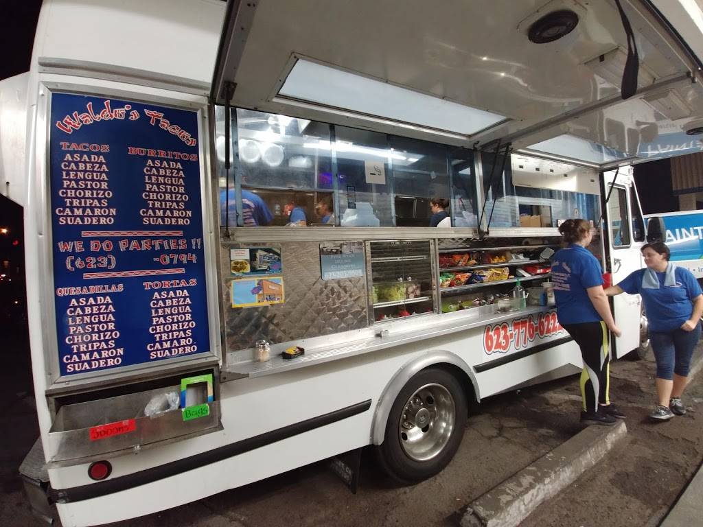 Waldos Tacos | restaurant | 11808 N 91st Ave, Peoria, AZ 85345, USA | 6237766222 OR +1 623-776-6222