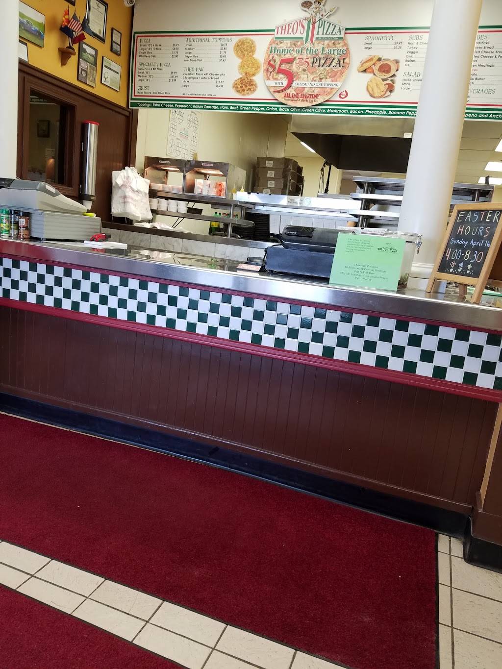 Theos Pizza & Catering | restaurant | 3329 S Business Dr, Sheboygan, WI 53081, USA | 9204586560 OR +1 920-458-6560