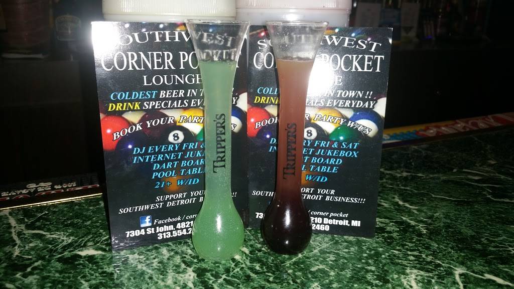 Corner Pocket Lounge | restaurant | 7304 St John St, Detroit, MI 48210, USA | 3135542460 OR +1 313-554-2460