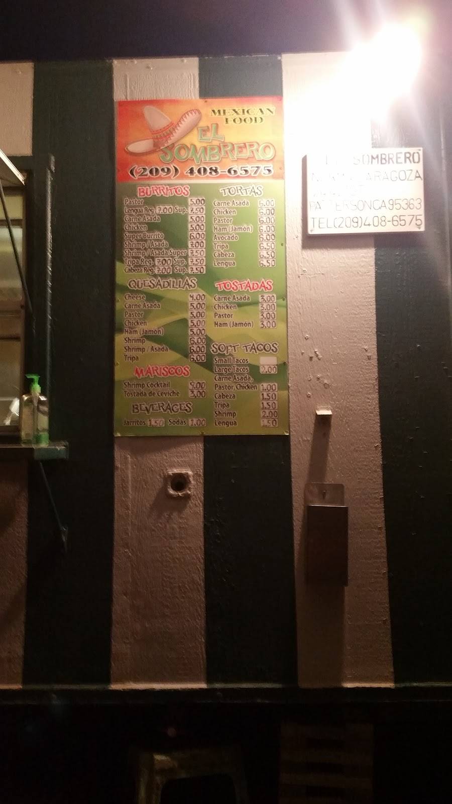 El Sombrero Authentic Mexican food | restaurant | 12 4th St, Crows Landing, CA 95313, USA | 2094086575 OR +1 209-408-6575