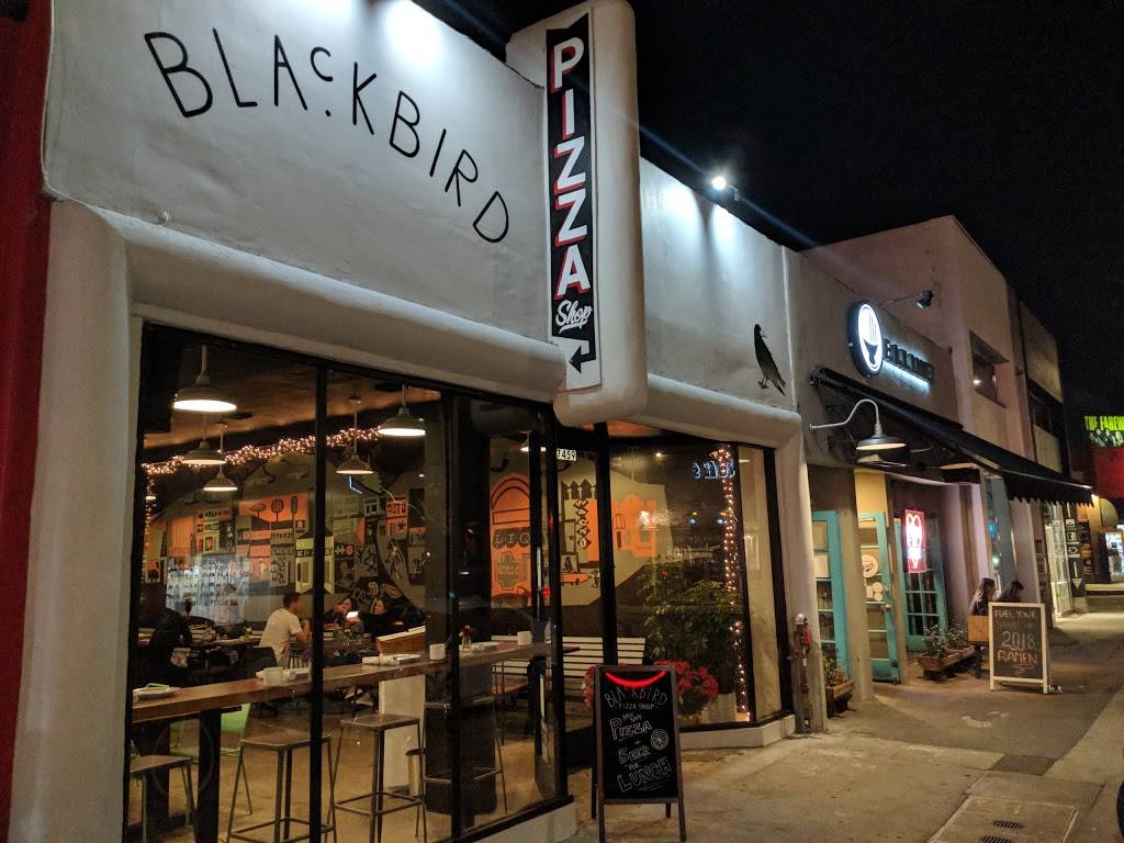 Blackbird Pizza Shop | restaurant | 7459 Melrose Ave, Los Angeles, CA 90046, USA | 3234247184 OR +1 323-424-7184