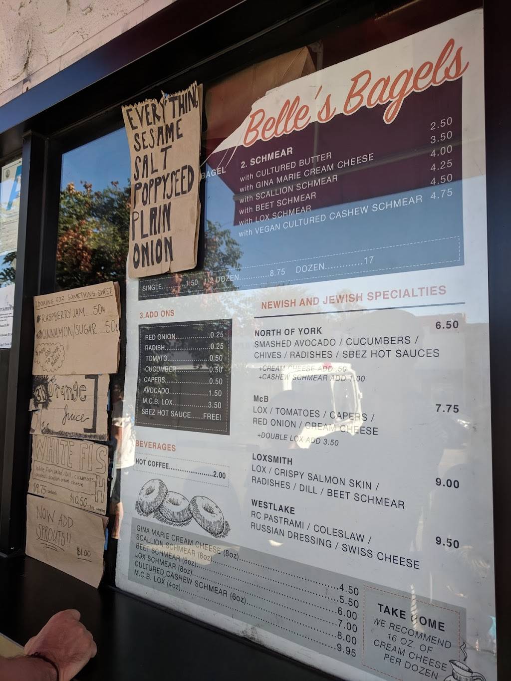 Belles Bagels | bakery | 5043 York Blvd, Los Angeles, CA 90042, USA | 3232089408 OR +1 323-208-9408