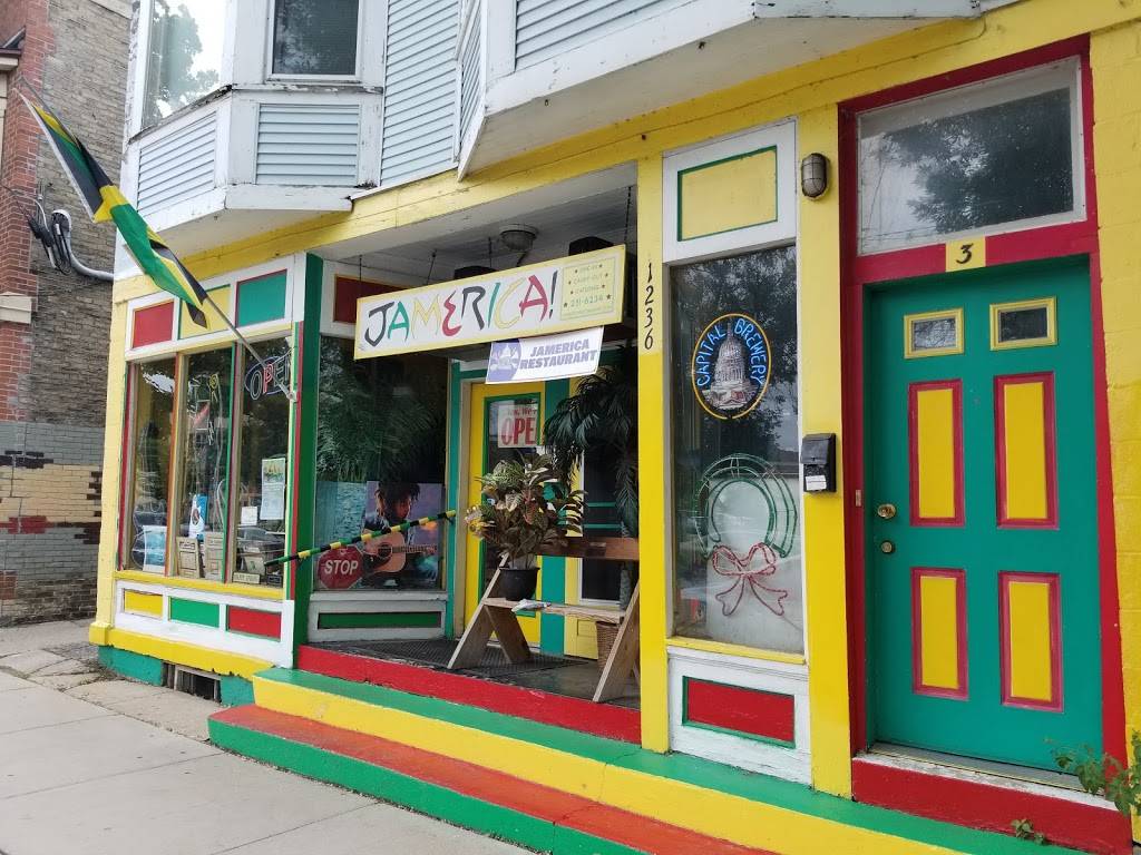 Jamerica Restaurant | restaurant | 1236 Williamson St, Madison, WI 53703, USA | 6082516234 OR +1 608-251-6234